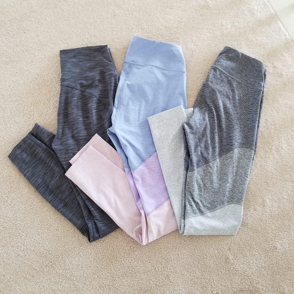 3 Pairs Outdoor Voices Leggings FreeForm and Spring Styles Size S